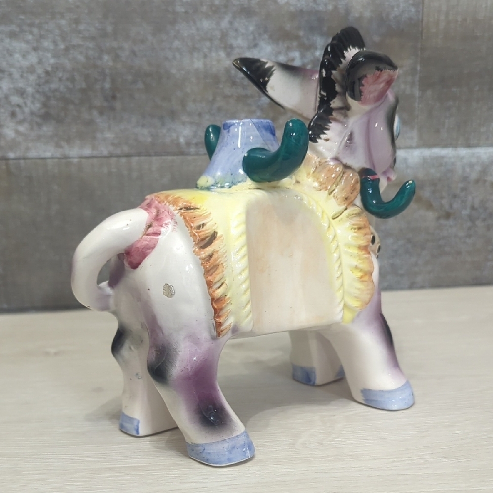 Vintage Ceramic Donkey Salt & Paper Shaker With Oil And Vinegar Dispensers - Picture 12 of 16